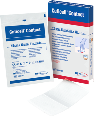 LEUKOPLAST Cuticell Contact steril 5x7,5 cm